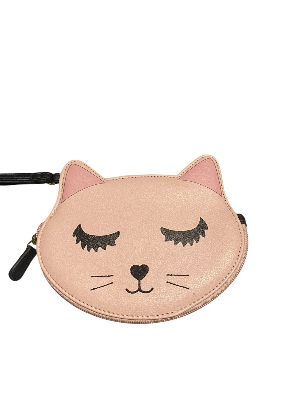 Luv Betsey Johnson kitty Cat wristlet clutch wallet Twee Retro Kawaii whimsy